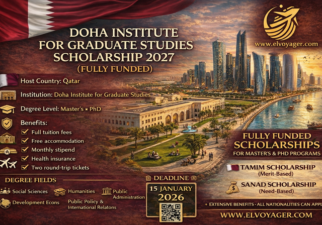 Doha Institute For Graduate Studies Scholarship 2027 (Fully Funded) - Level of Study: Masters