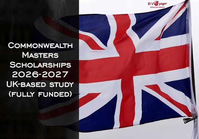 Commonwealth Masters Scholarships 2026-2027 UK-based study (fully funded) - Level of study : Master's degree (distance learning)