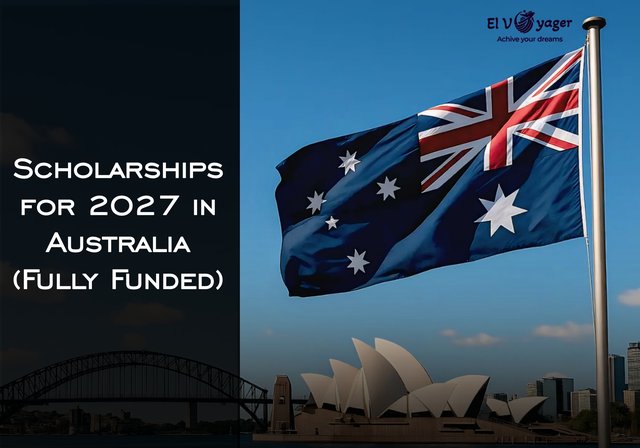 Scholarships for 2027 in Australia (Fully Funded) - Level of study:  Bachelor's , Master's , PhD