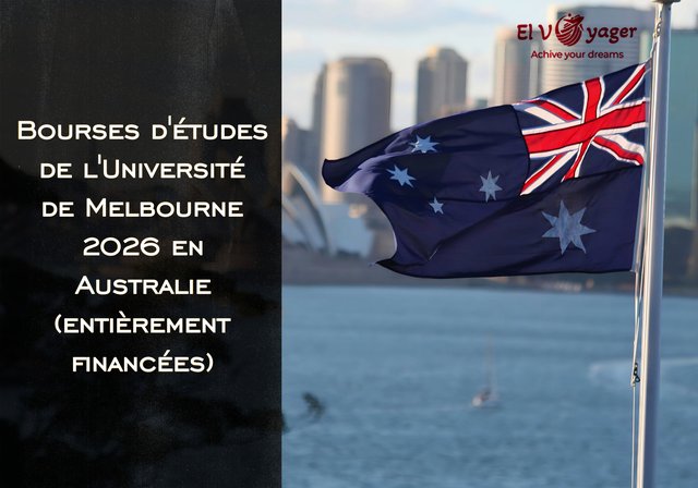 Bourses d'études de l'Université de Melbourne 2026 en Australie (entièrement financées) - Niveau d'études :  Master / Doctorat