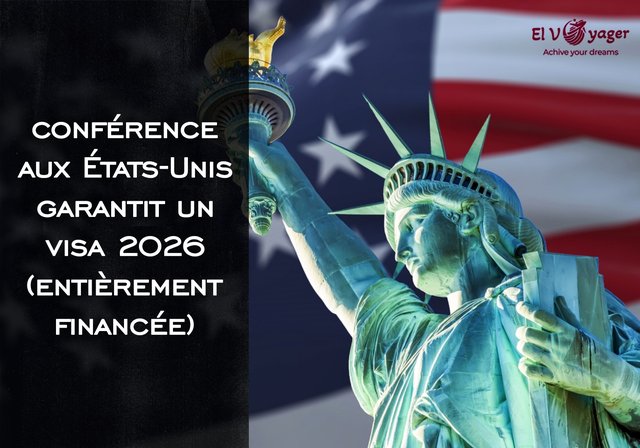 conférence aux États-Unis garantit un visa 2026 (entièrement financée) - Dates de l'événement : 11 et 12 juin 2026
