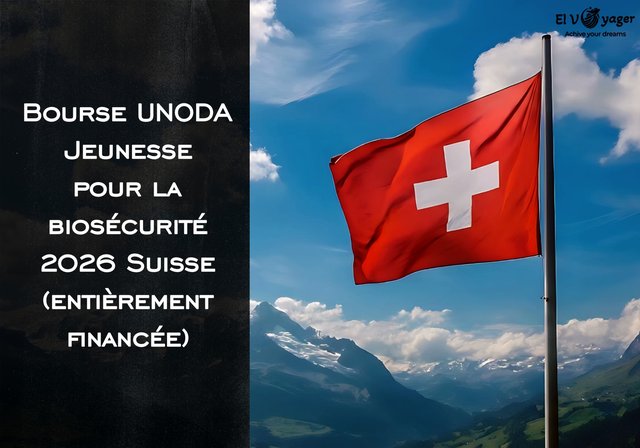 Bourse UNODA Jeunesse pour la biosécurité 2026 Suisse (entièrement financée) - Durée : 5 jours à Genève