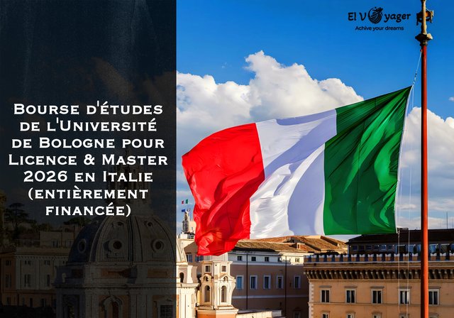 Bourse d'études de l'Université de Bologne pour Licence & Master 2026 en Italie (entièrement financée) - Bourses d'une valeur de 11 000 euros.