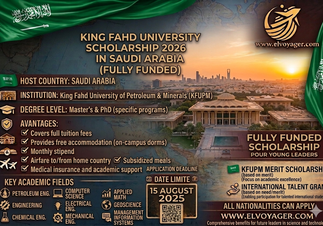 King Fahd University Scholarship 2026 in Saudi Arabia (Fully Funded) - Degree Level: MS (Project-Based)