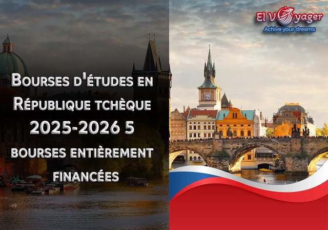 Bourses d'études en République tchèque 2025-2026 (5 bourses entièrement financées) - Présenté par notre équipe de spécialistes