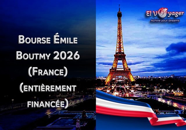 Bourse Émile Boutmy 2026, France (entièrement financée) - Niveau d'études : Licence, Master