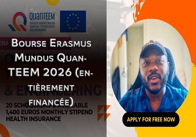 Bourse Erasmus Mundus QuanTEEM 2026 (entièrement financée) - Pays hôtes : France, Allemagne, Danemark