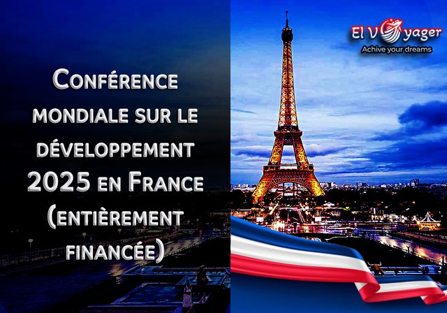 Conférence mondiale sur le développement 2025 en France (entièrement financée) - Pays hôte : France Lieu : Clermont-Ferrand Durée : 3 jours